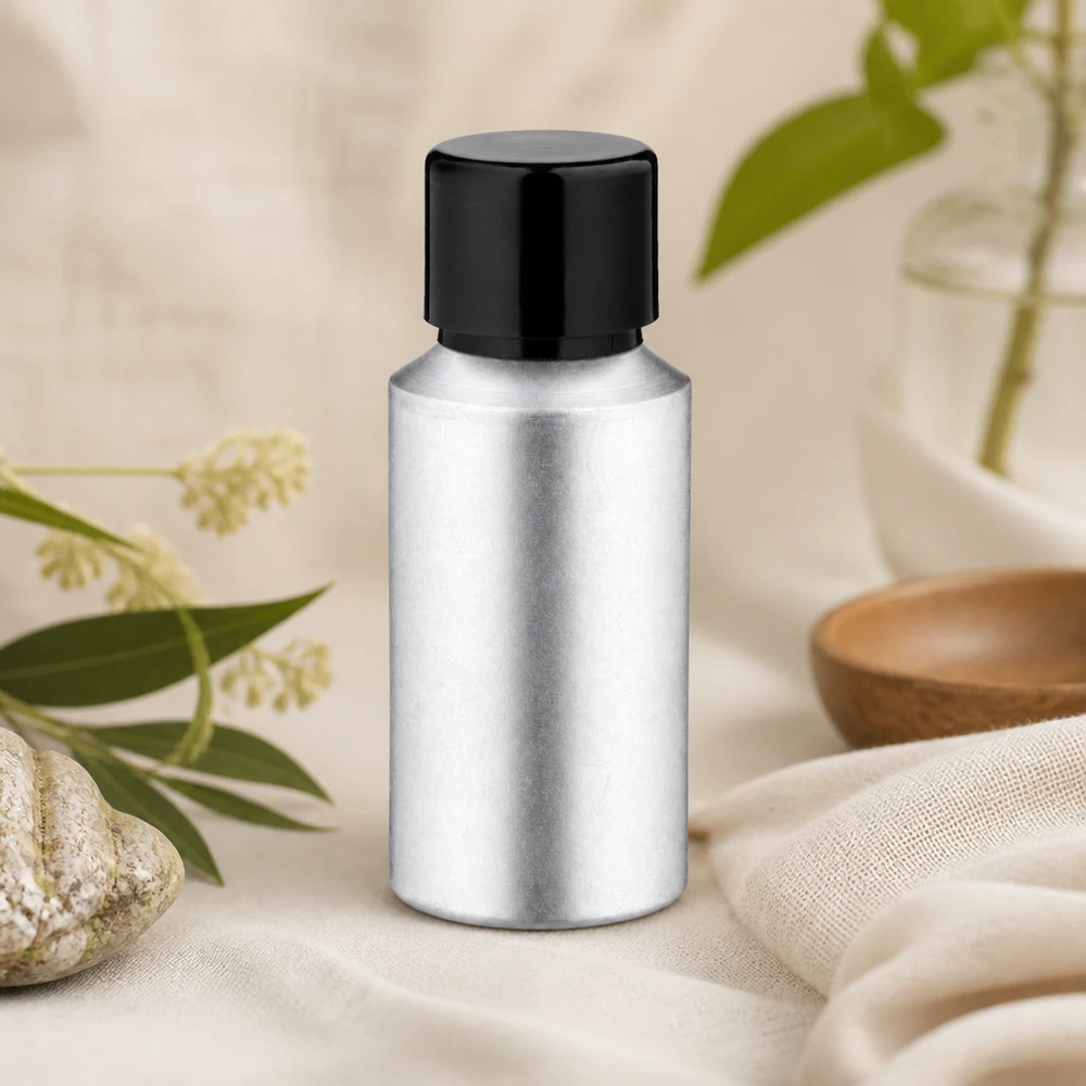 30ml gebeizte Aluflasche mit Schraubkappe Kleine 30ml Aluflasche mit robuster Konstruktion und dichtem Verschluss für unterwegs