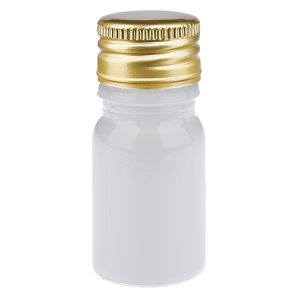5ml Flasche 11mm Schraubverschluss Alu-Gold Standard WhiteLine UT18/5