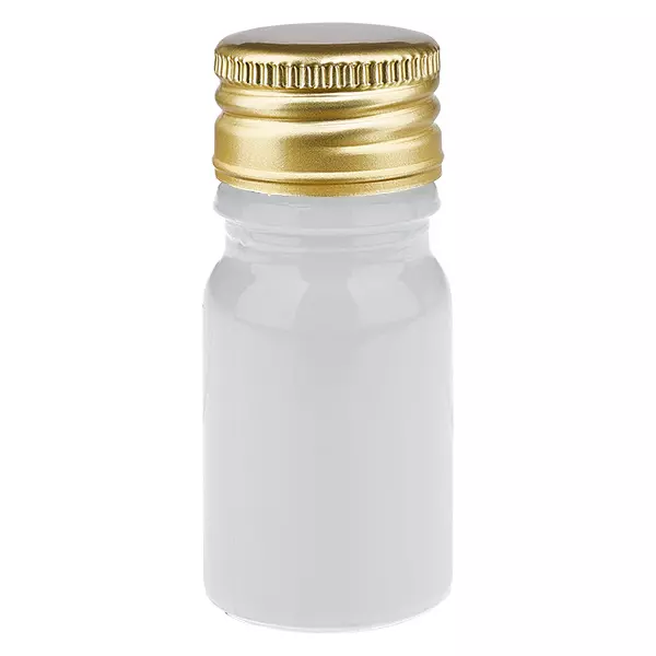 5ml Flasche 11mm Schraubverschluss Alu-Gold Standard WhiteLine UT18/5 5ml Flasche 11mm Schraubverschluss Alu-Gold Standard WhiteLine UT18/5