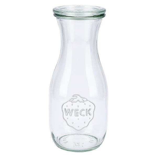 530ml Saftflasche mit Glasdeckel WECK RR60
