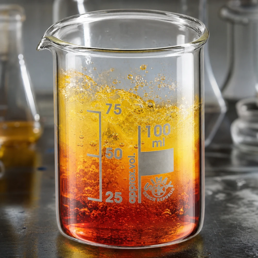 Professionelles Becherglas 100ml aus Borosilikatglas für wissenschaftliche Anwendungen