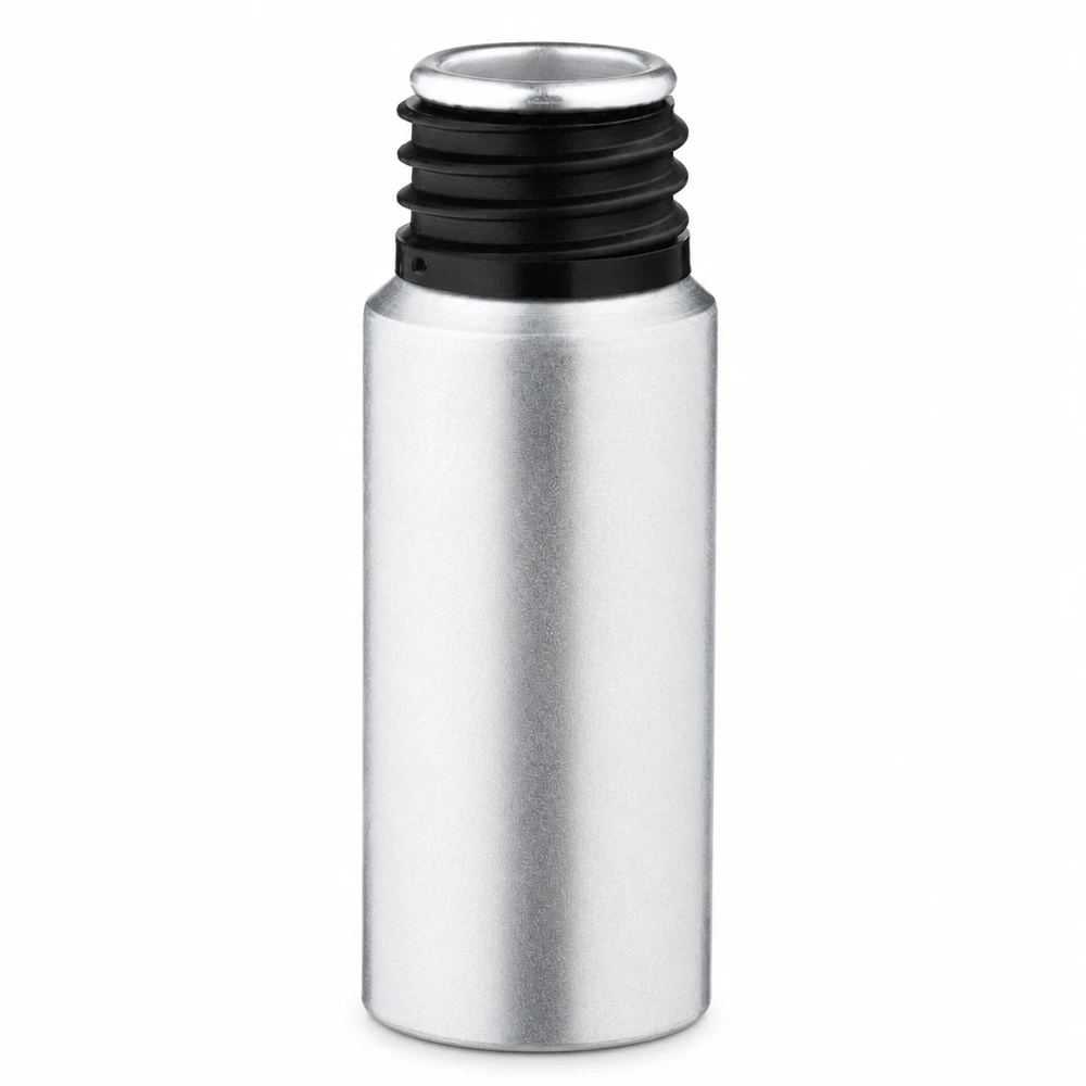 Zylindrische 20ml Aluflasche gebeizt mit schlanker Form und elegantem Design