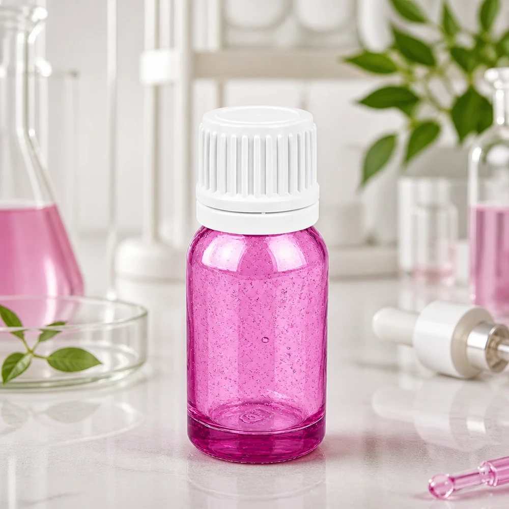 10ml Flasche 11mm Schraubverschluss weiss Originalität Schraubverschlusserschluss PurpleLine UT18/10 Violette 10ml Laborflasche mit weißem Schraubdeckel für professionelle Aufbewahrung von Flüssigkeiten