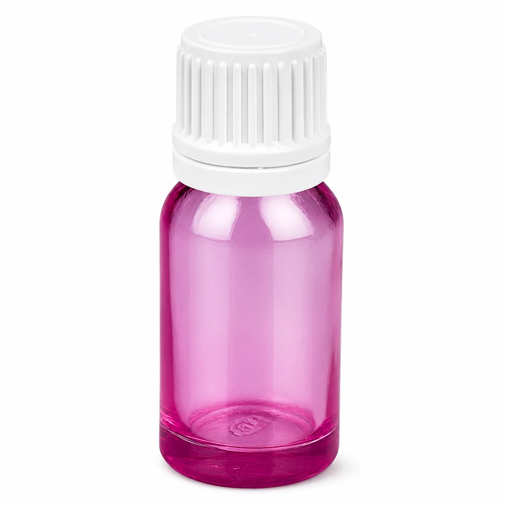 10ml Tropfflasche 0.7mm weiss Originalität Schraubverschlusserschluss PurpleLine UT18/10 10ml Tropfflasche PurpleLine violett für Kosmetik Aromatherapie und pharmazeutische Anwendungen
