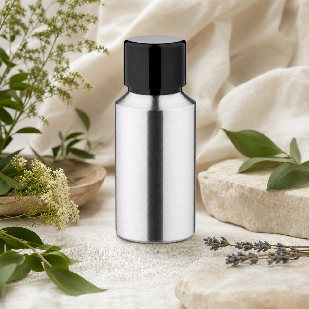 30ml Aluflasche geschliffen mit UV-Schutz Eigenschaften ideal für lichtempfindliche Substanzen