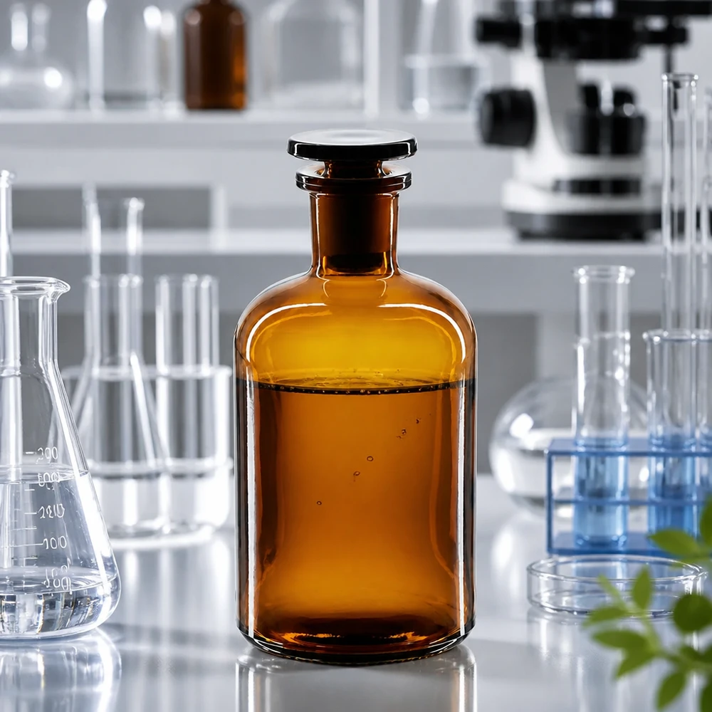 Rundschulterfl. 250ml braun Enghals Glasstopfen Braune Vorratsflasche 250ml Rundschulter Enghals Glasstopfen für Öle Tinkturen Extrakte