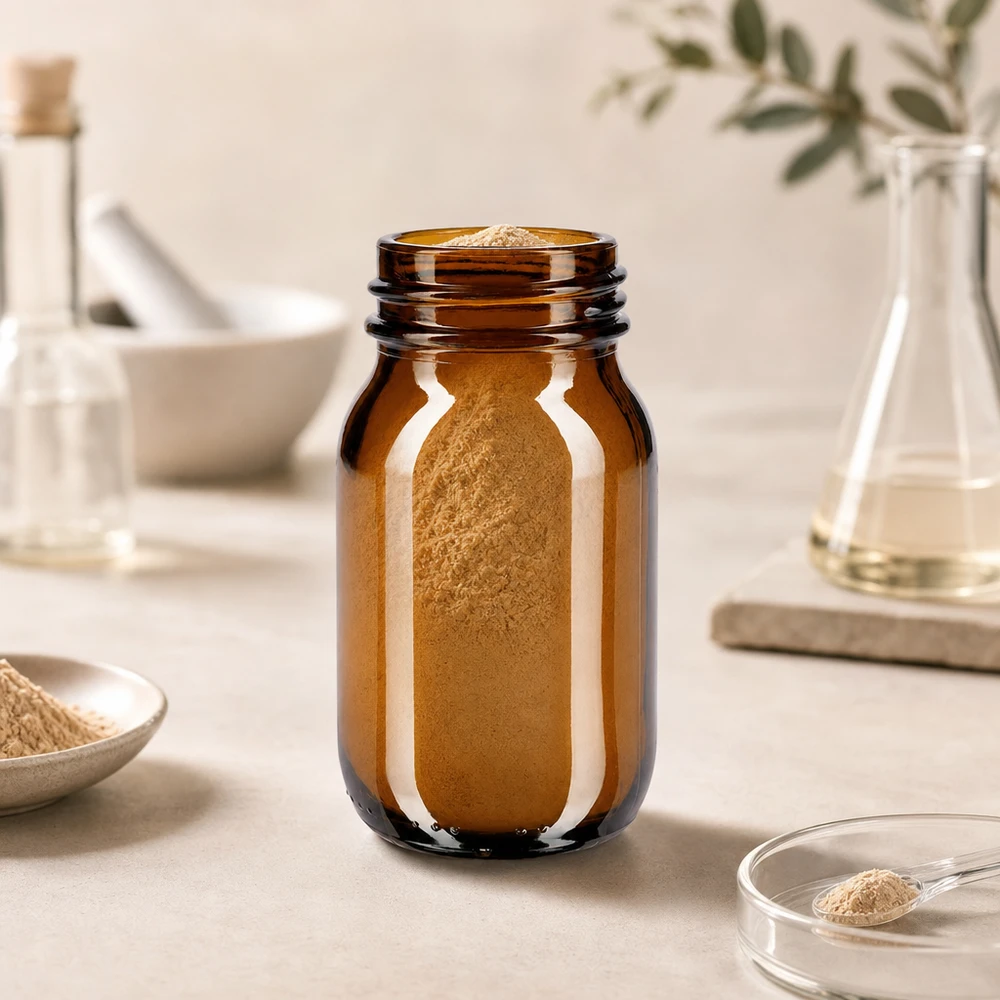 Hochwertige Braunglas Weithalsflasche 100ml mit praktischem Schraubverschluss