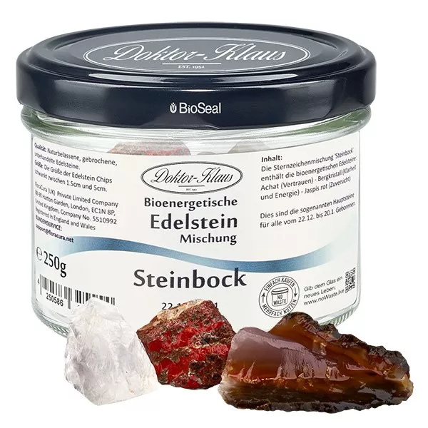 Steinbock Sternzeichen Edelsteine Doktor-Kl. noW.