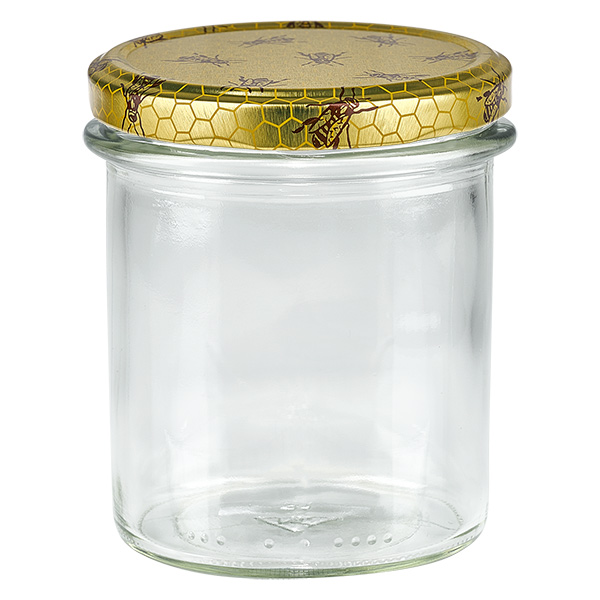 350ml Sturzglas + BasicSeal Deckel Bienenwabe UNiTWIST