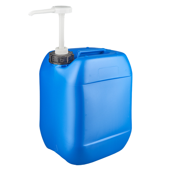 Kanister 10 Liter blau mit Dosierpumpe Kanister 10 Liter blau mit Dosierpumpe