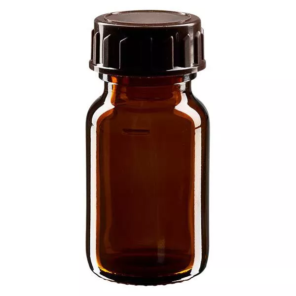 30ml Medizinflasche braun, mit Verschluss braun ApoGlas 30ml Medizinflasche braun, mit Verschluss braun ApoGlas