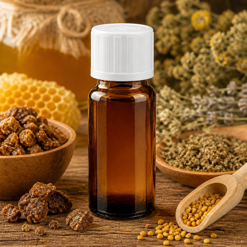 Apothekenflasche braun 10ml Schraubverschluss weiß Kindersicherung Standard Kleine braune Tropfflasche 10ml weiß KiSi-Verschluss für Naturheilkunde und Bienenprodukte