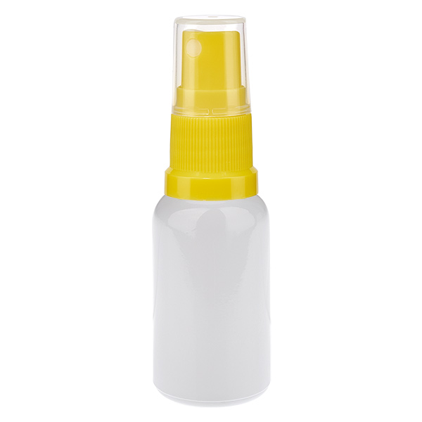 20ml Sprayflasche gelb/transparent Standardverschluss WhiteLine UT18/20