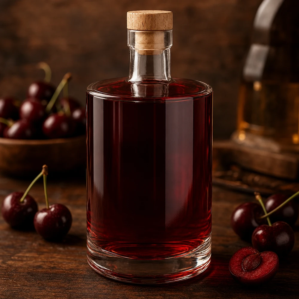 700ml Glasflasche "Galileo" mit Holzgriffkorken UNiTWIST®