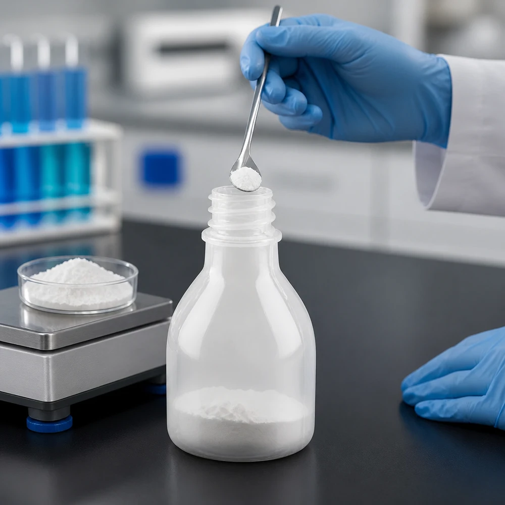 20ml Kunststoffflasche Enghals ohne Deckel für Pulver und Feststoffe in der chemischen Analyse
