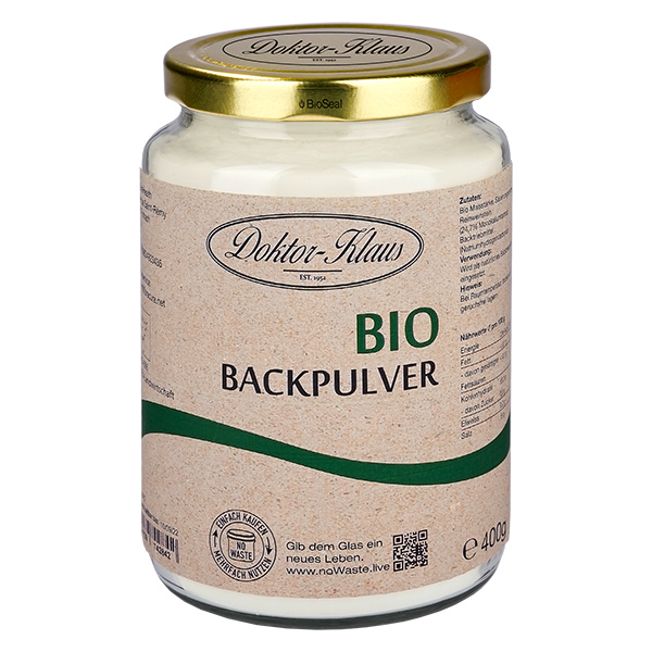 Backpulver Bio 400g Doktor-Klaus noWaste