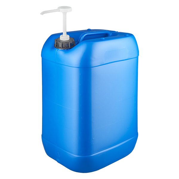 Kanister 25 Liter blau mit Dosierpumpe Kanister 25 Liter blau mit Dosierpumpe