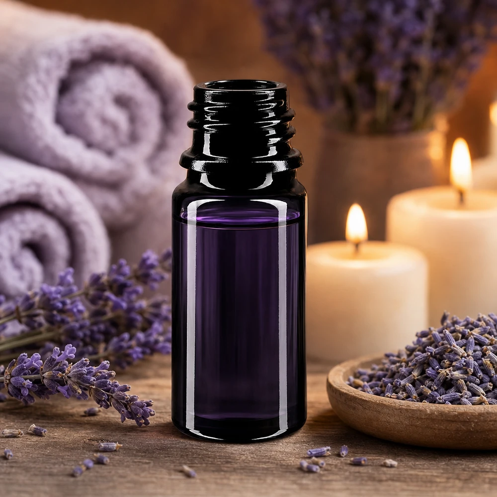Handliche Miron Violettglas Flasche 5ml - perfekt für Reisen und mobile Anwendung