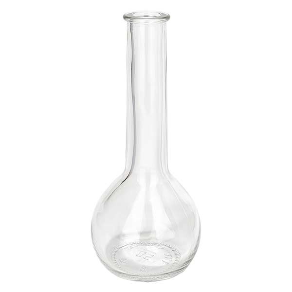 Glasflasche Tulip 200ml Klarglas, Öffnung 18mm, ohne Korken