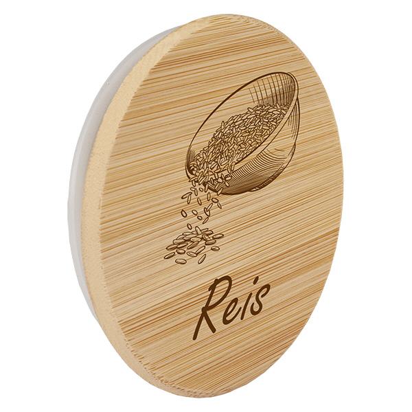 Holzdeckel "Reis" für WECK RR100 Holzdeckel "Reis" für WECK RR100