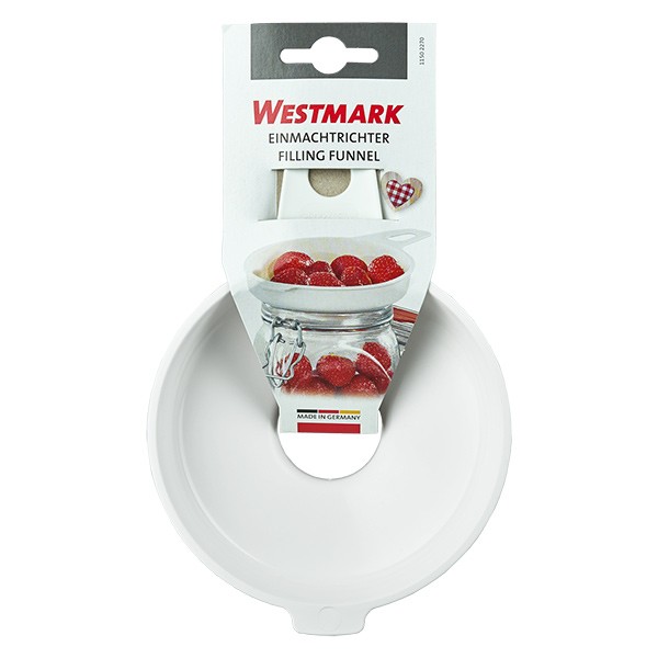 Einmachtrichter, weiß, Polypropylen