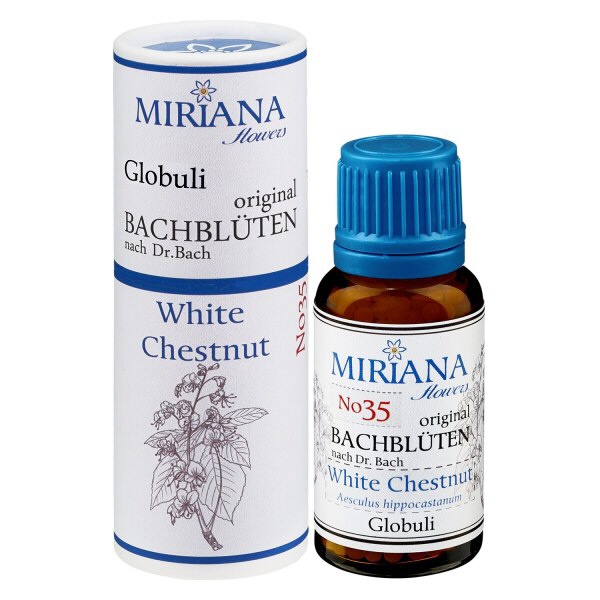 35 White Chestnut, 20g Bach-Globuli, MirianaFlowers