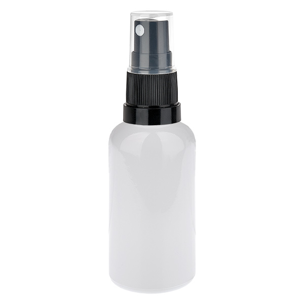 50ml Sprayflasche schwarz/transparent Standardverschluss WhiteLine UT18/50