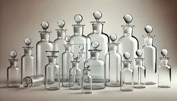 Apothekerflasche klarglas