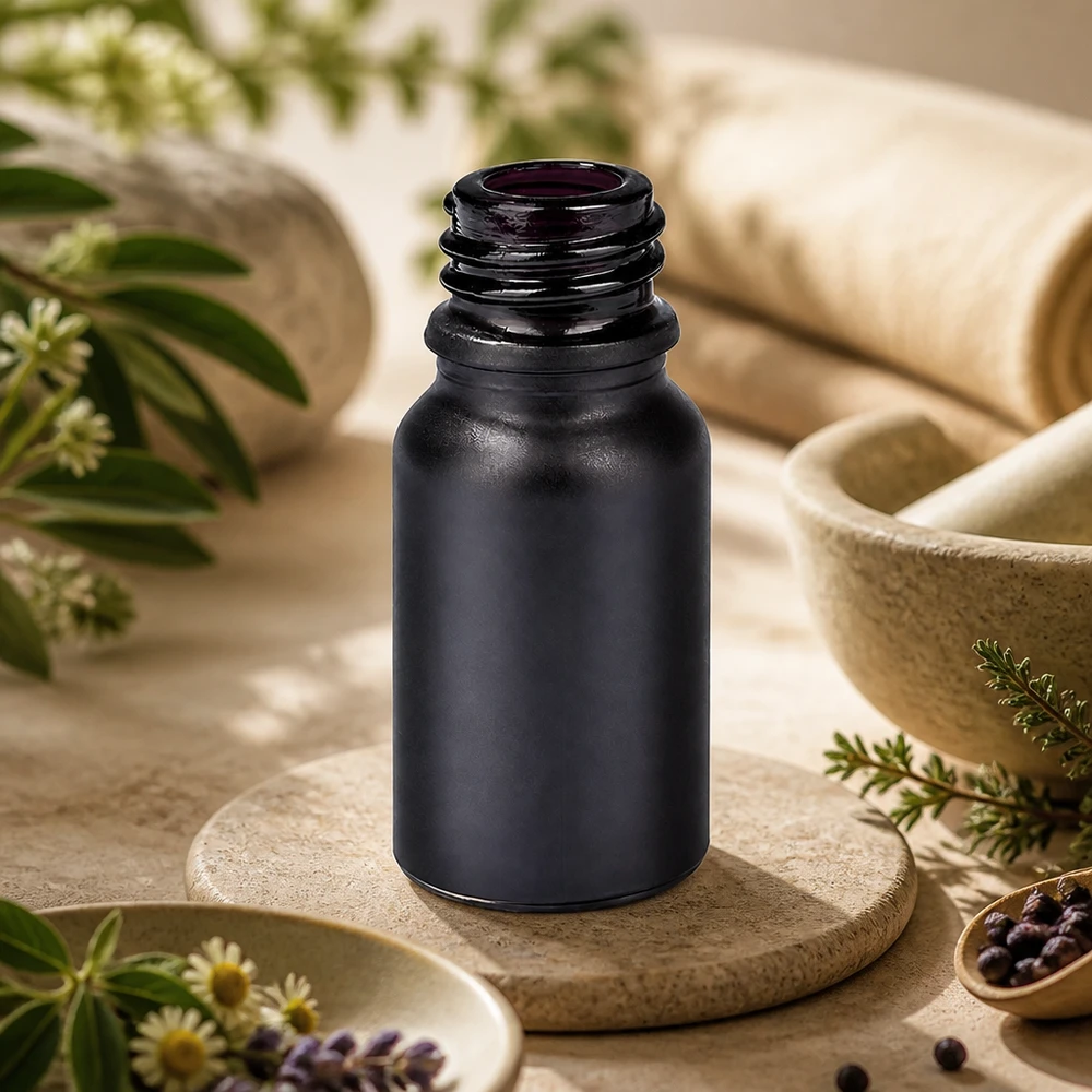 10ml Apothekerflasche BlackLine UT18/10 UNiTWIST 10ml Apothekerflasche BlackLine UT18/10 UNiTWIST perfekt für Aromatherapie und ätherische Öle geeignet