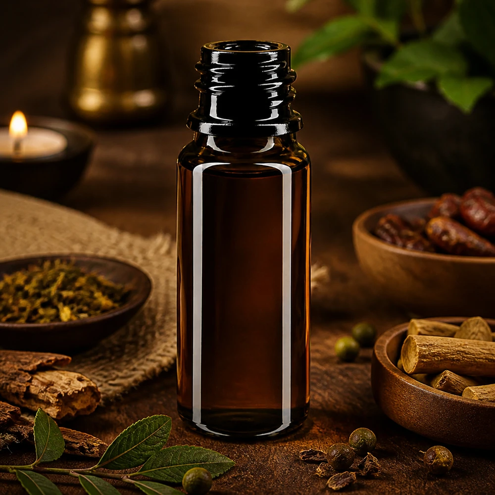 Violettglas Flasche 10ml DIN 18 (Mironglas) Kompakte 10ml Violettglas Flasche DIN 18 perfekt für Reise und unterwegs