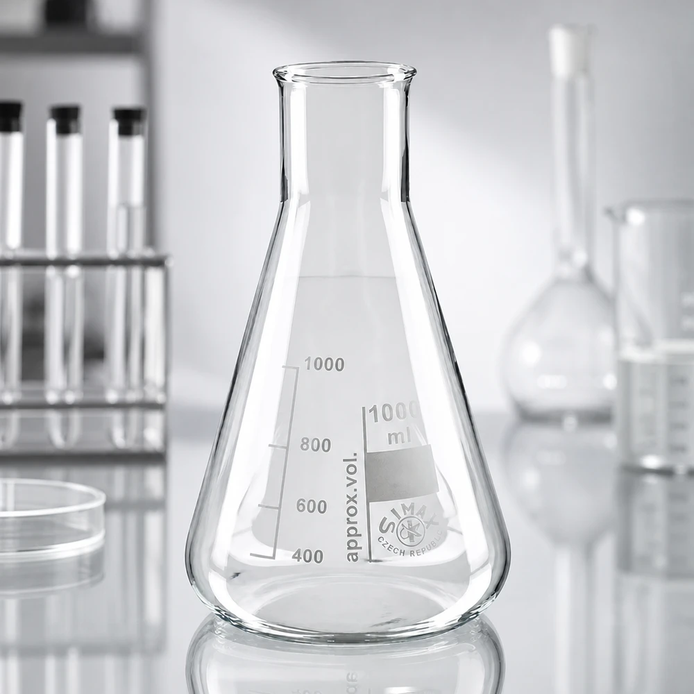 Erlenmeyerkolben 200ml Weithals Professioneller Erlenmeyerkolben 200ml Weithals für Forschung und wissenschaftliche Anwendungen