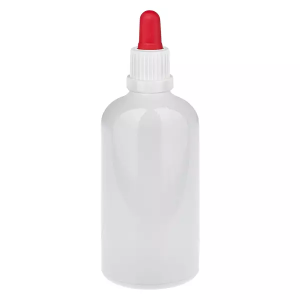 100ml Pipettenflasche weiß/rot Originalitätsverschluss WhiteLine UT18/100 100ml Pipettenflasche weiß/rot Originalitätsverschluss WhiteLine UT18/100