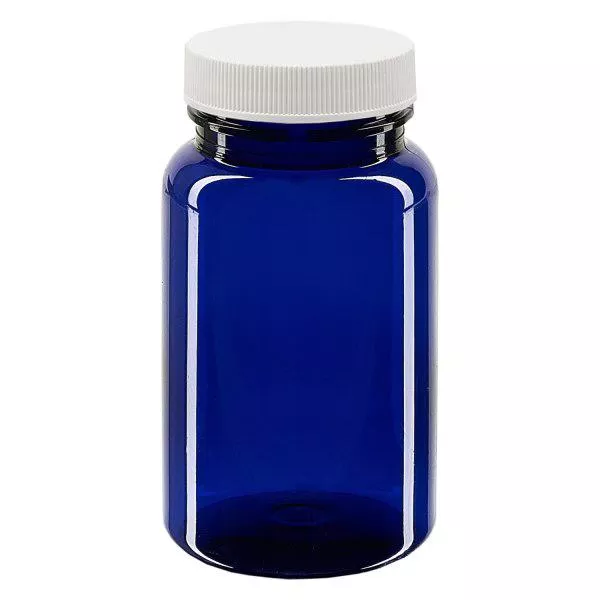 Petpacker 100ml kobaltblau Öffnung 38mm inkl. Deckel Petpacker 100ml kobaltblau Öffnung 38mm inkl. Deckel