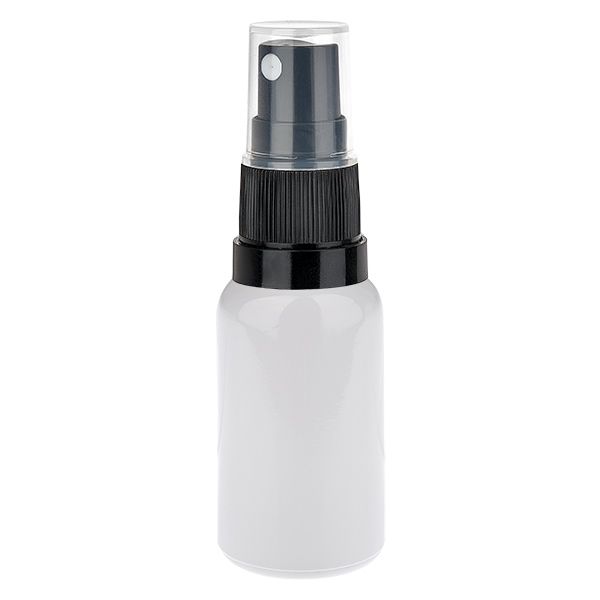 20ml Sprayflasche schwarz/transparent Standardverschluss WhiteLine UT18/20