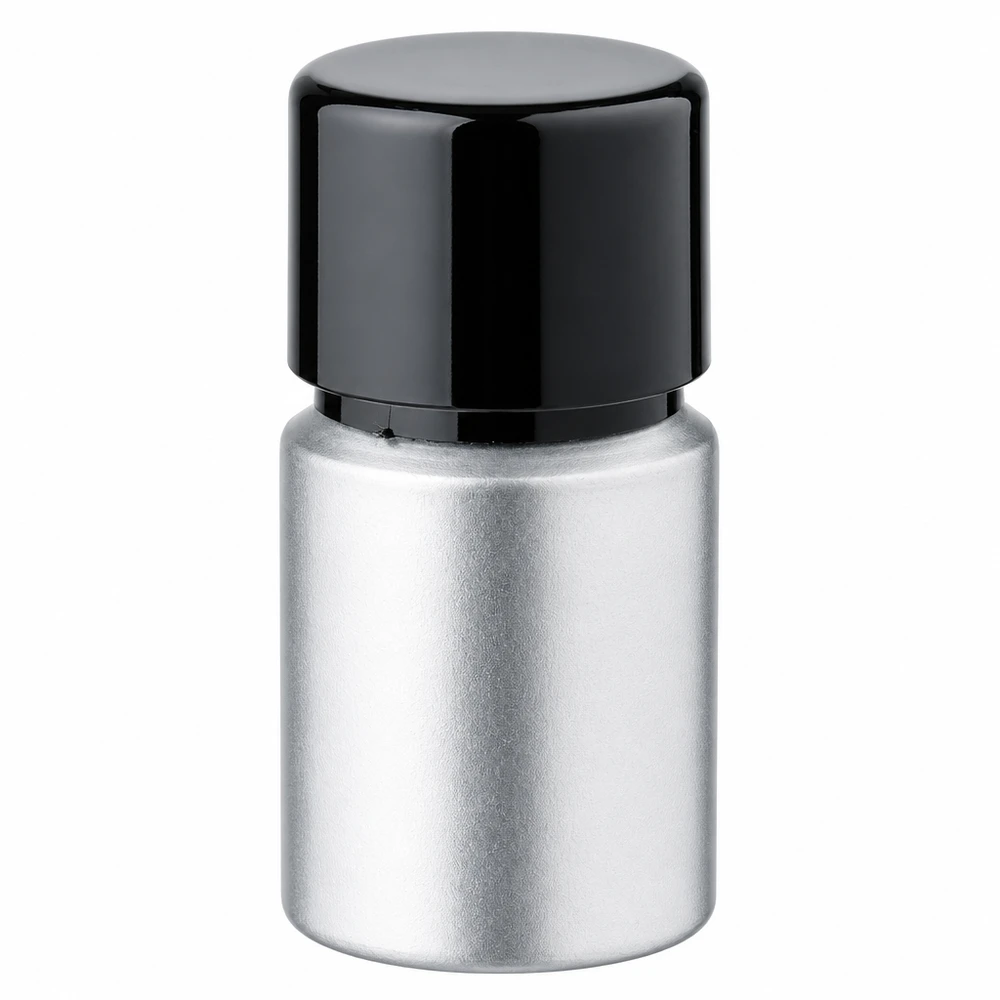 10ml gebeizte Aluflasche mit Schraubkappe Kompakte 10 Milliliter Aluminiumflasche - perfekte Reisegröße für Flüssigkeiten und Seren