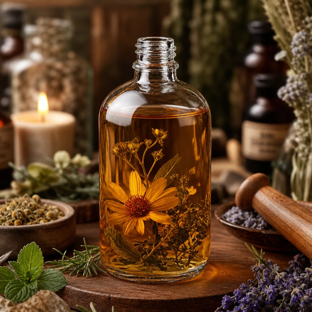 Professionelle 100ml Glasflasche ApoGlas für Aromatherapie und natürliche Heilpflanzen-Zubereitungen