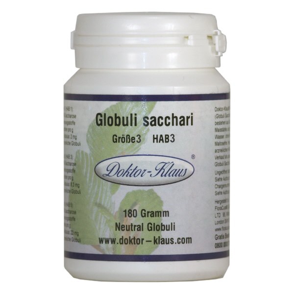 180g Neutral Globuli Gr. 3 von Doktor-Klaus 180g Neutral Globuli Gr. 3 von Doktor-Klaus