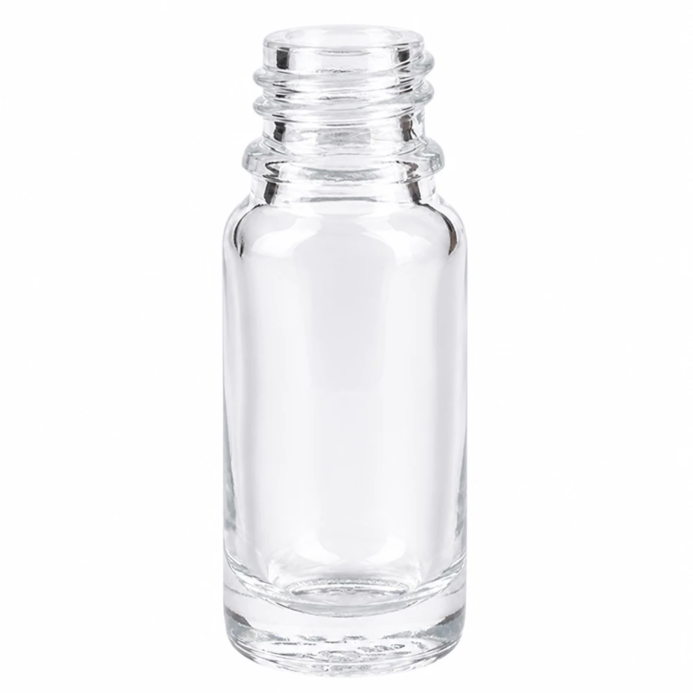 Transparente 10ml Medizinflasche ApoGlas aus robustem Klarglas für sichere Aufbewahrung