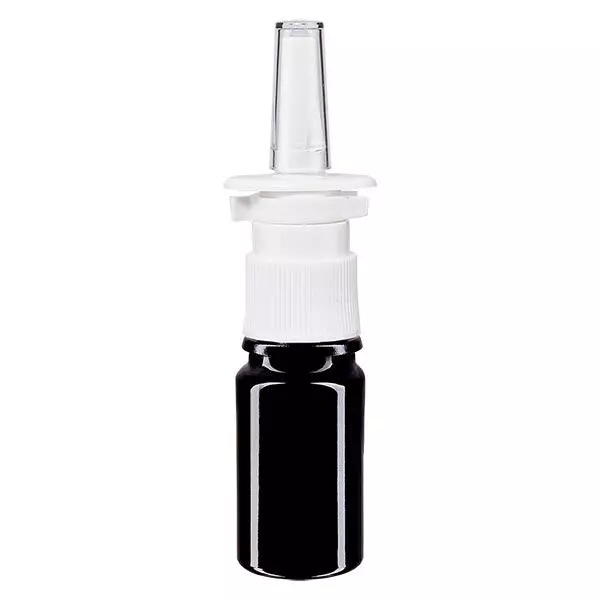 Apothekenflasche violett 5ml Nasenzerstäuber weiß Standard Apothekenflasche violett 5ml Nasenzerstäuber weiß Standard