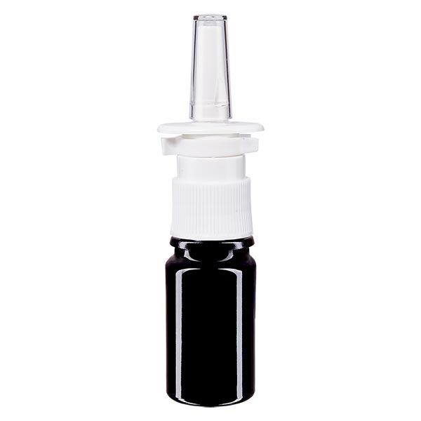 Apothekenflasche violett 5ml Nasenzerstäuber weiß Standard Apothekenflasche violett 5ml Nasenzerstäuber weiß Standard