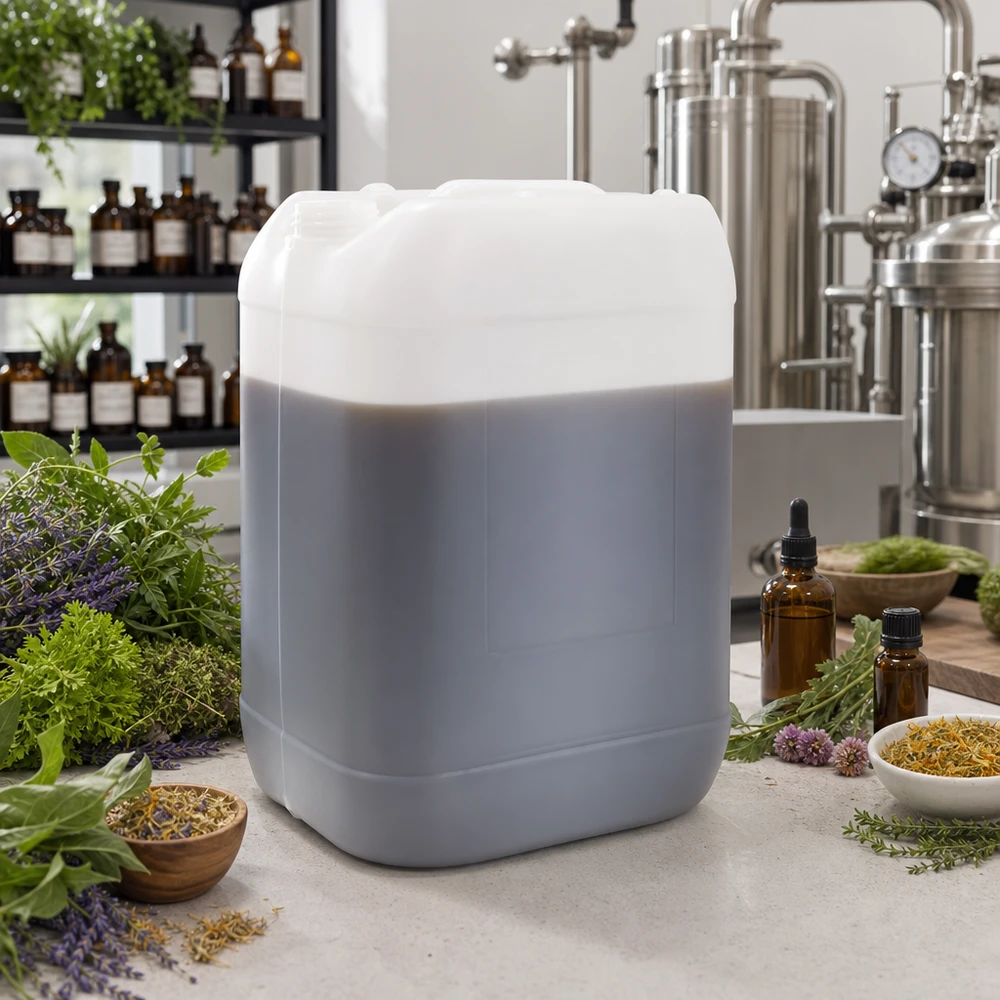 Kanister 25 Liter ohne Verschluss Großer Kunststoffkanister 25 Liter in Grau für ätherische Öle und pflanzliche Extrakte