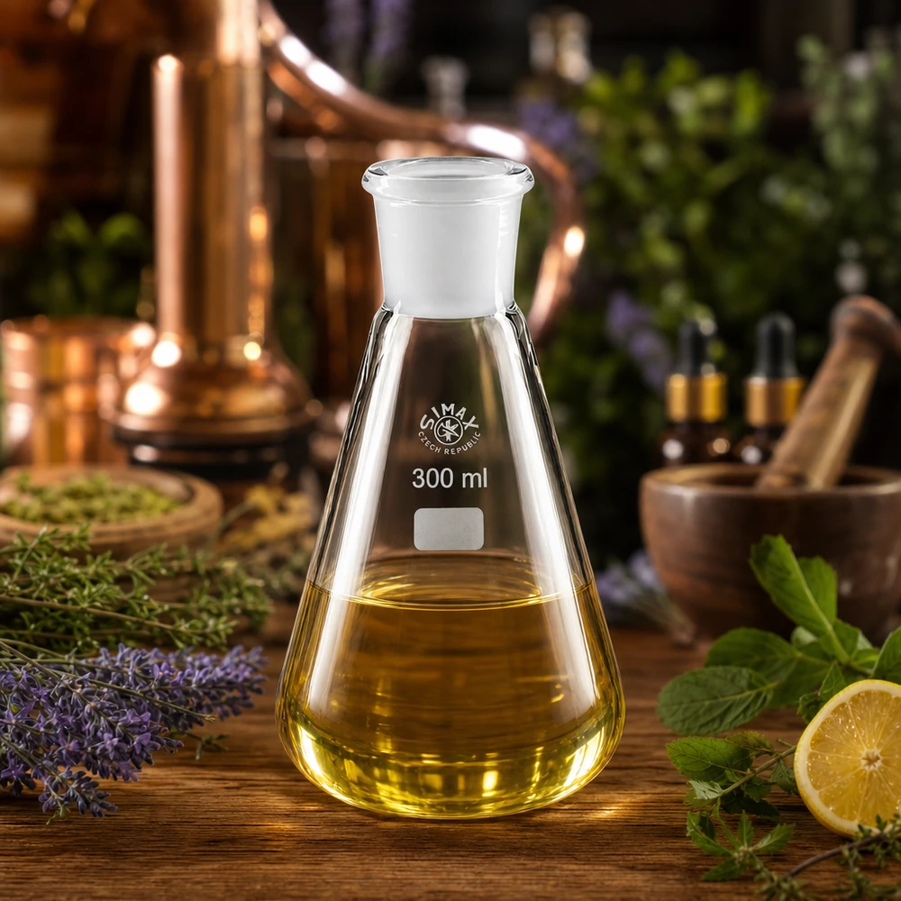 Erlenmeyerkolben 300ml mit Normschliff (29/32) Erlenmeyerkolben 300ml für Kräuterextrakte mit natürlichen Zutaten und Laborqualität