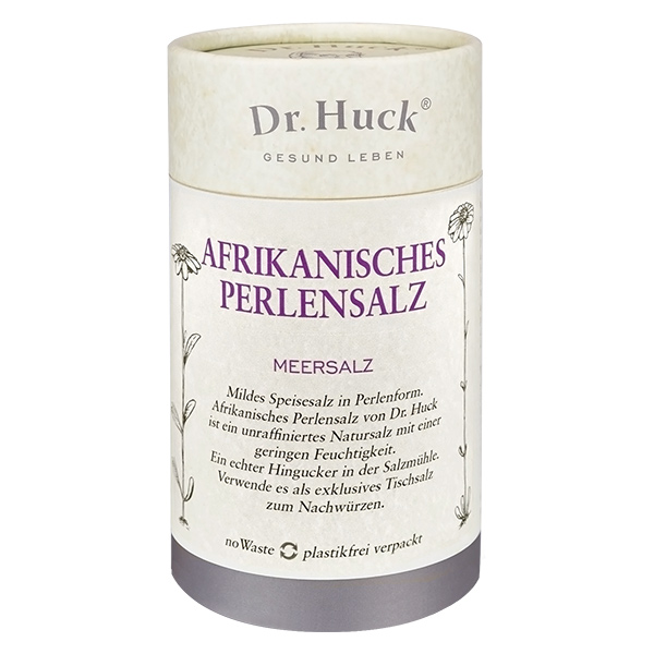 180 g Afrikanisches Perlensalz (Meersalz) Dr. Huck 180 g Afrikanisches Perlensalz (Meersalz) Dr. Huck