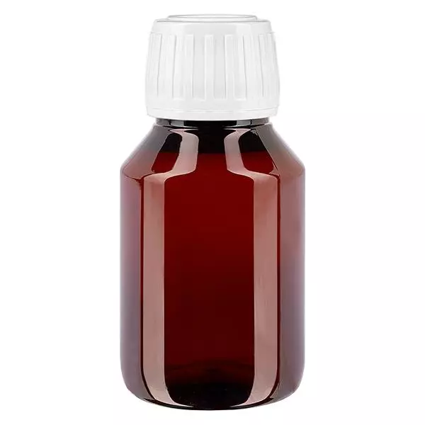PET Flasche 50ml mit weißem Standard Originalitätsverschluss PET Flasche 50ml mit weißem Standard Originalitätsverschluss