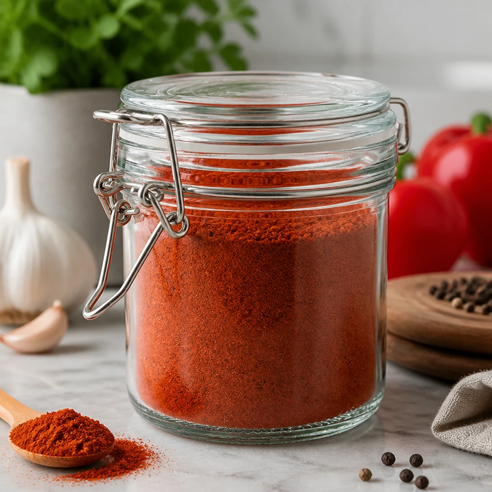 Kompaktes Vorratsglas 250ml perfekt dimensioniert für Arbeitsplatten und Küchenschränke