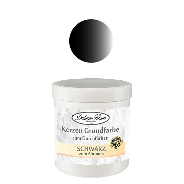 Doktor-Klaus Kerzengrundfarbe Schwarz zum Abtönen, 7gr