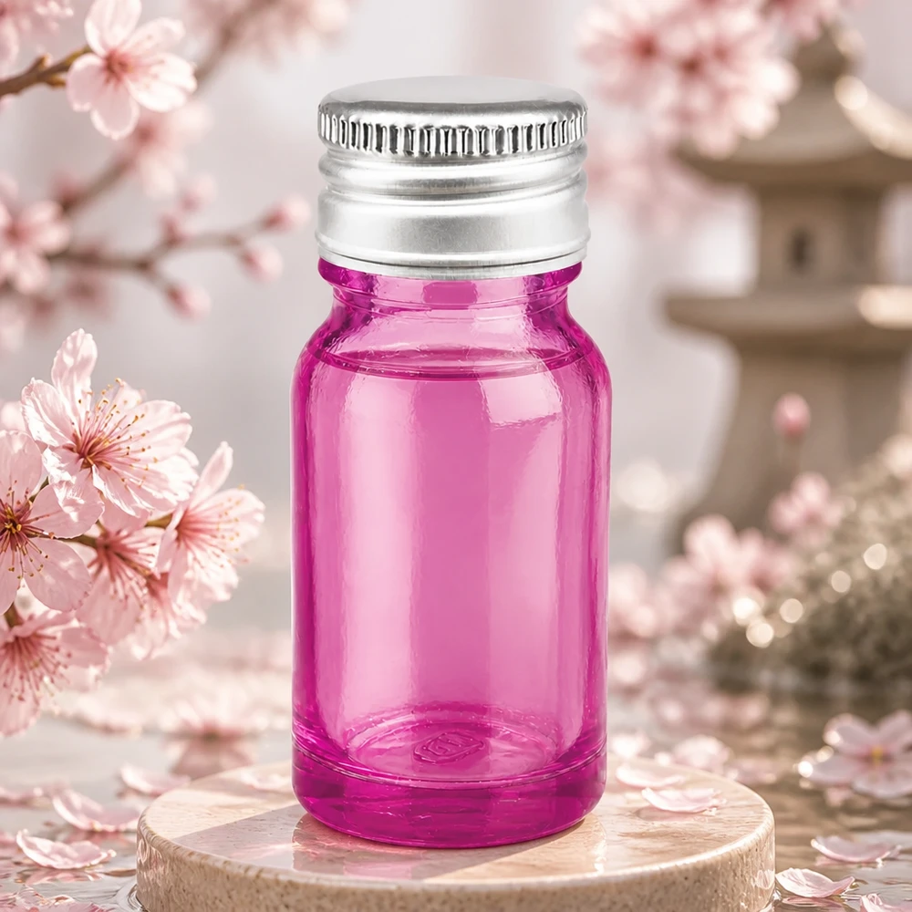 10ml Flasche 11mm Schraubverschluss Alu-Silberer Standard PurpleLine.UT18/10 Hochwertige 10ml Flasche in Purple mit silbernem Alu-Verschluss für professionelle Anwendung