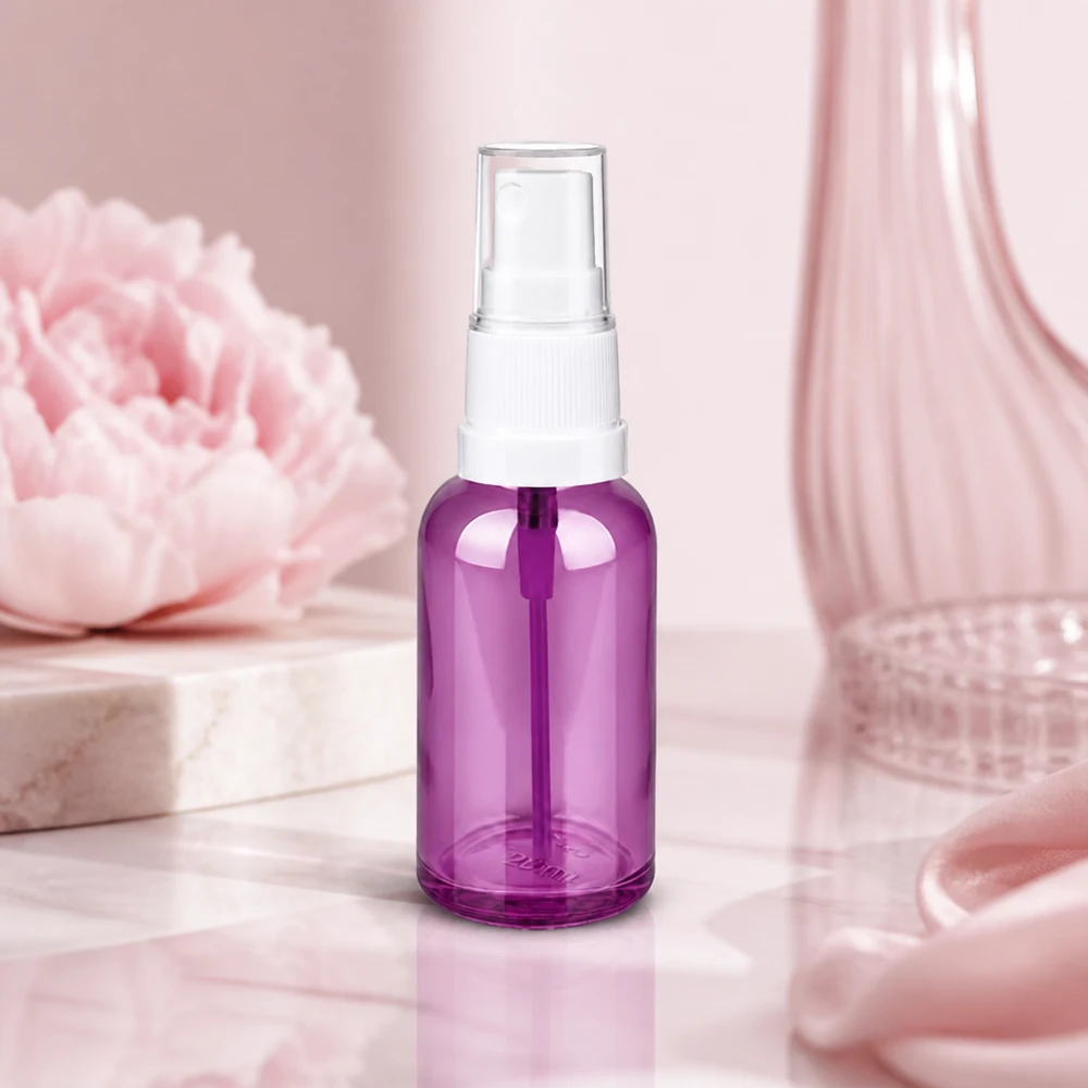 30ml Sprayflasche weiss/transparent Standard PurpleLine UT18/30 Praktische 30ml Zerstäuberflasche mit feinem Sprühnebel ideal für unterwegs
