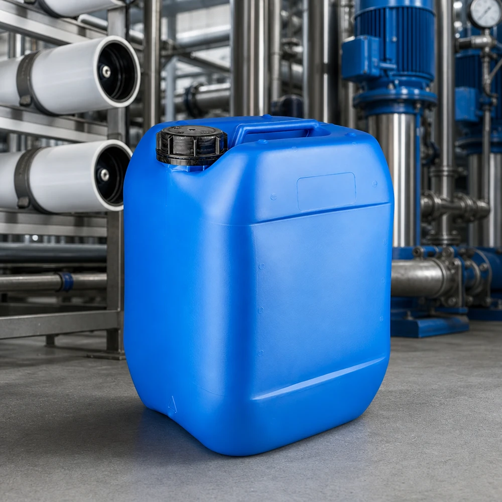 Kanister 10 Liter blau mit Schraubverschluss Originalitätsverschluss 10 Liter Kanister blau mit UN-Zulassung OV Verschluss für Transport gefährlicher Flüssigkeiten