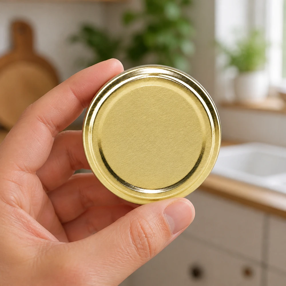 UNiTWIST TO43 gold, BioSeal, BPA-NI, unitemp UNiTWIST Einmachdeckel gold TO43 BioSeal hitzebeständig unitemp Küche